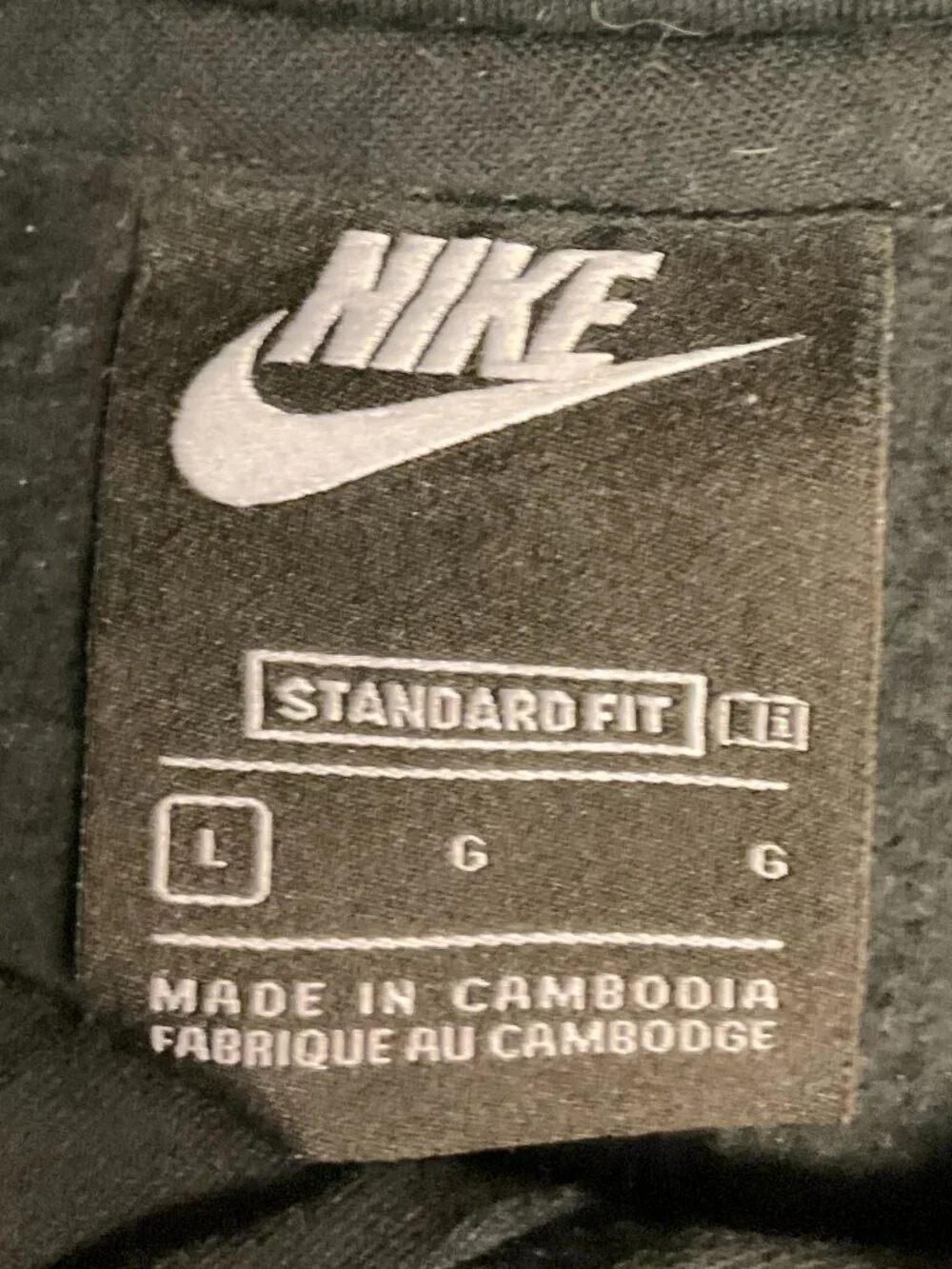 Boy's Nike Black Hoodie